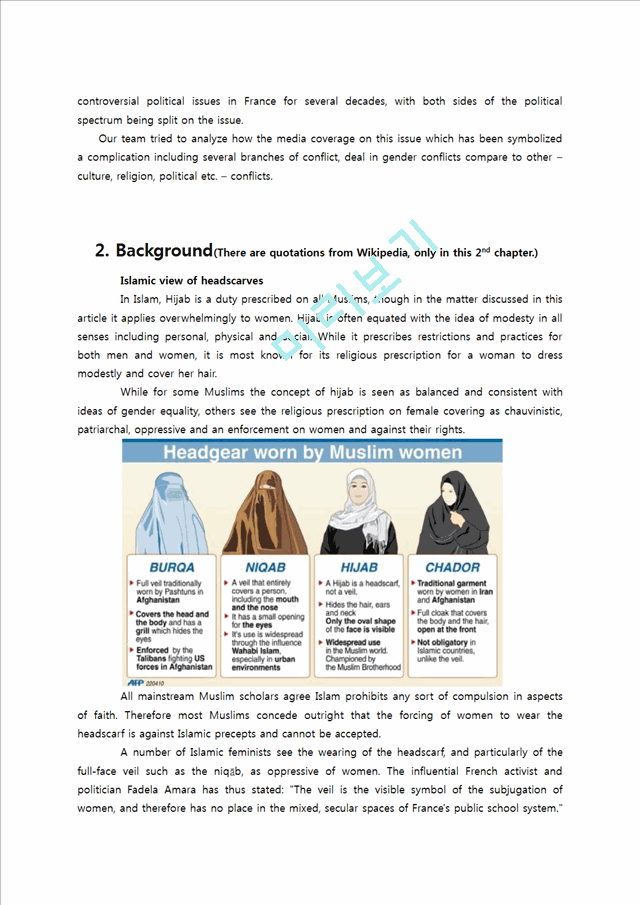 Hijab Ban and Gender Conflict   (3 )